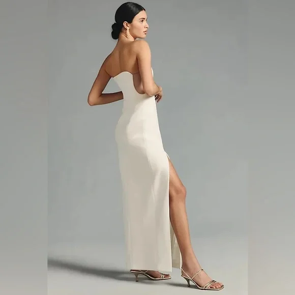 MISHA COLLECTION | Dresses | Misha Strapless Cutout Slit Dress | Poshmark